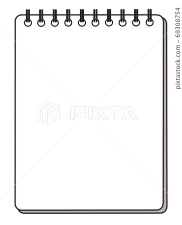 Exercise book memo note - Stock Illustration [69308754] - PIXTA
