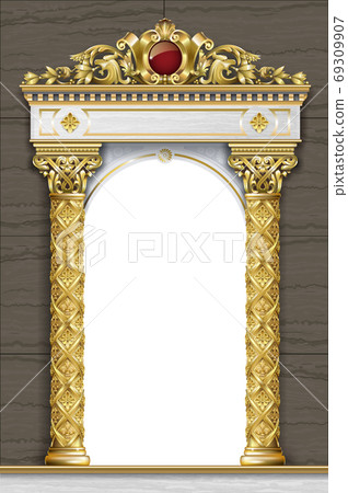 Arcade Golden Terrace Palace Entrance Arcade Golden Terrace Palace Entrance 69309907