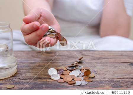 Save money and account banking for finance concept Save money and account banking for finance concept 69311139