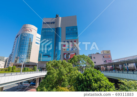 Japan's Kawasaki cityscape Mizonoguchi station (Musashi Mizonoguchi station), etc. 69311883