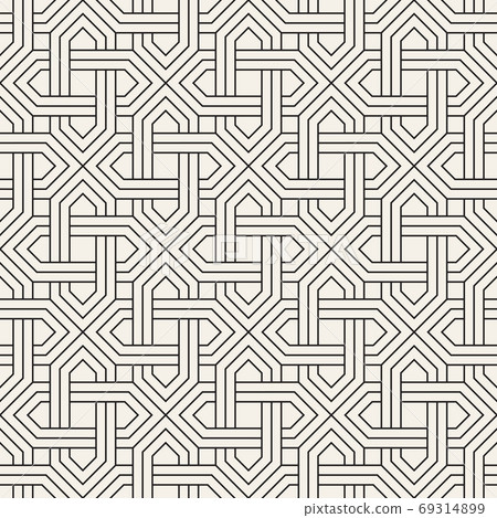 Vector seamless pattern. Modern stylish abstract texture. Repeating geometric tiles Vector seamless pattern. Modern stylish abstract texture. Repeating geometric tiles 69314899