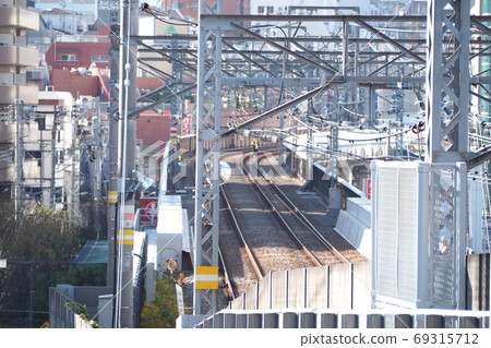 東京東急目黑線目黑站與風門前站之間的路線風景 東京東急目黑線目黑站與風門前站之間的路線風景 69315712