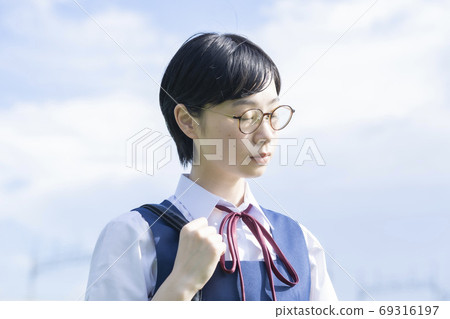 High school girl High school girl 69316197