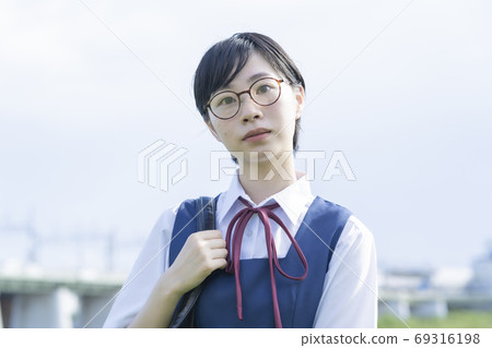 High school girl High school girl 69316198