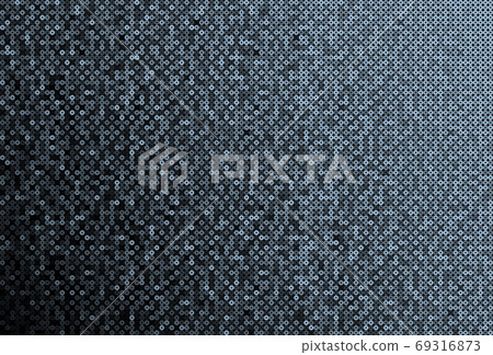 Background made of blue sequins, glitters dots Background made of blue sequins, glitters dots 69316873