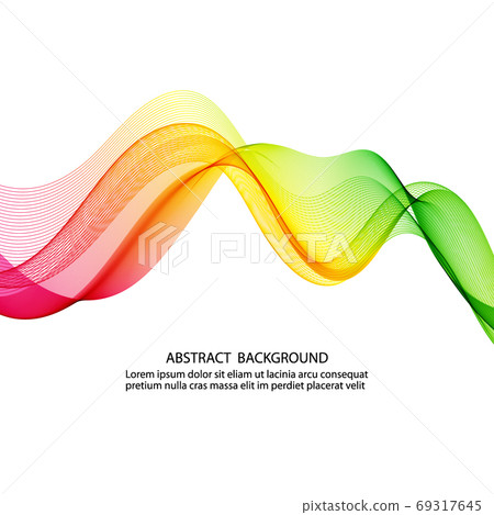 Color design Background horizontal wave vector eps10 69317645