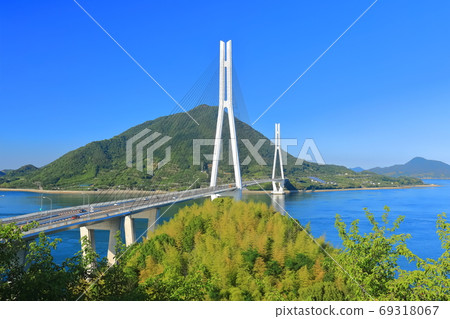 [Ehime Prefecture] Tatara Bridge in clear weather 69318067