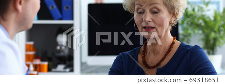 Granny at doctor Granny at doctor 69318651