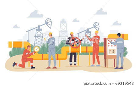 Gasoline pipe welding, servicing, maintenance 69319548