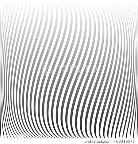 Abstract wavy lines striped texture and background. 69319578