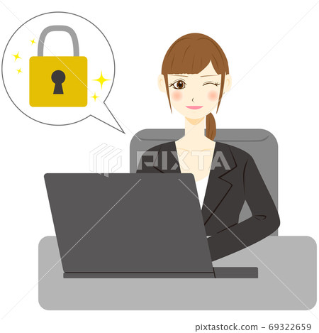 PC female office worker key lock PC female office worker key lock 69322659