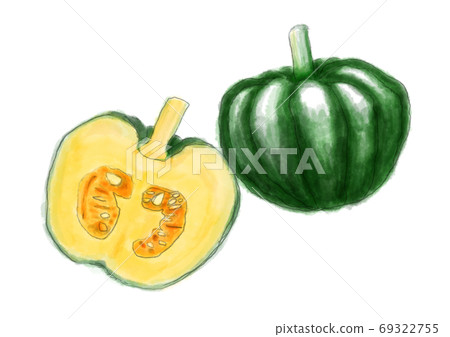 Pumpkin_D hand-painted_no characters Pumpkin_D hand-painted_no characters 69322755