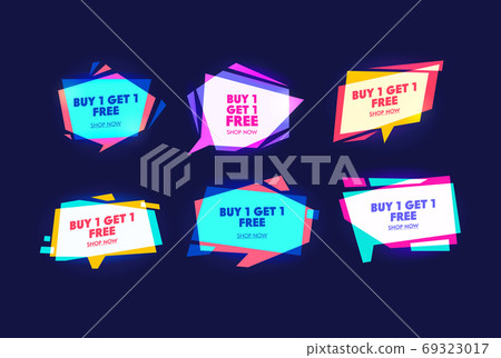 Special Commercial Campaign Typography Banner Set Special Commercial Campaign Typography Banner Set 69323017