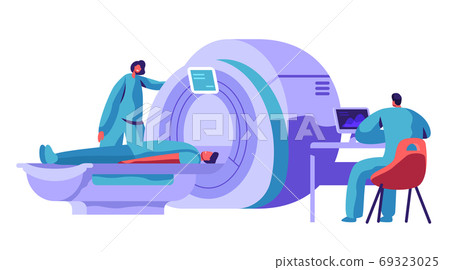 Hospital Mri Machine for Patient Brain Scan Doctor 69323025