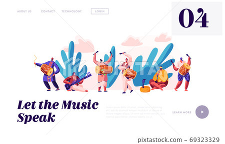 Music Festival in India Landing Page. Musician Music Festival in India Landing Page. Musician 69323329