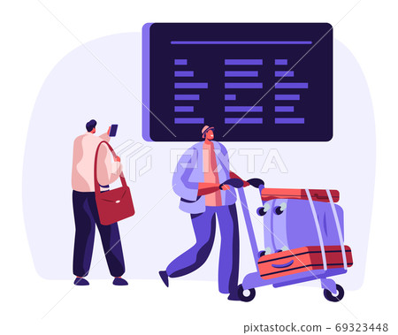 Traveler with Baggage Watch Flights Schedule 69323448