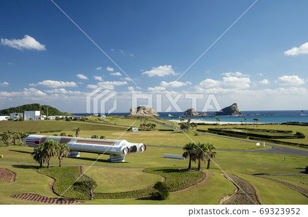 鹿兒島縣館島市館島航天中心的景色 鹿兒島縣館島市館島航天中心的景色 69323952