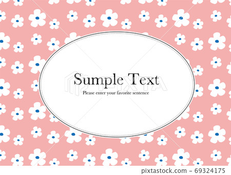 Floret pink pattern sample - Stock Illustration [69324175] - PIXTA