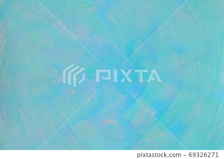 Abstract background blue / green vortex-like hand-painted 69326271