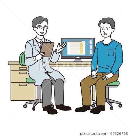 Doctor and young man Doctor and young man 69326768