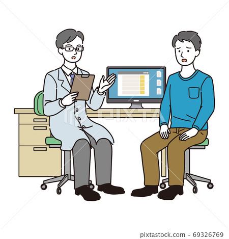 Doctor and young man Doctor and young man 69326769