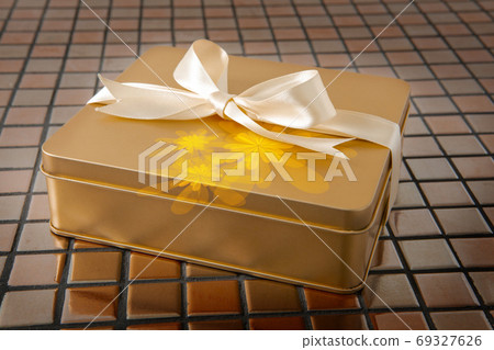 Ribbons, golden gift boxes, tiles, リボン, golden のギフトボックス, タイル, golden gift boxes, 69327626