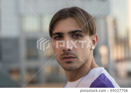 Portrait of a gay man - member of the LGBTQ community 69327706