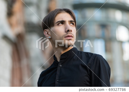 Portrait of a gay man - member of the LGBTQ community Portrait of a gay man - member of the LGBTQ community 69327786