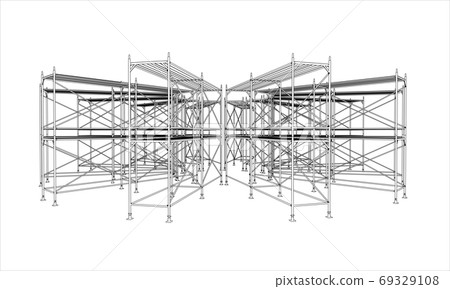 Drawing or sketch of a large shelves 69329108
