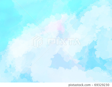 用水彩顏料繪製的天空背景圖 用水彩顏料繪製的天空背景圖 69329230