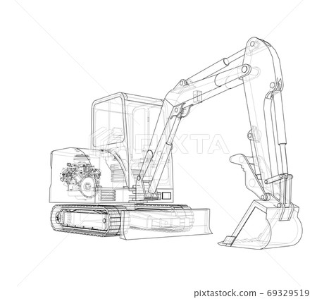 Sketch of Small Treactor with Actor Sketch of Small Treactor with Actor 69329519