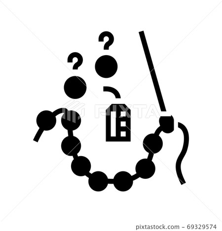 homemade jewelry glyph icon vector isolated illustration homemade jewelry glyph icon vector isolated illustration 69329574