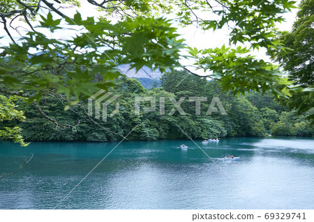 Goshikinuma Lakes in Urabandai, Fukushima in Summer 69329741