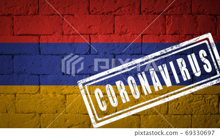 Flag of the Armenia with original proportions. Flag of the Armenia with original proportions. 69330697
