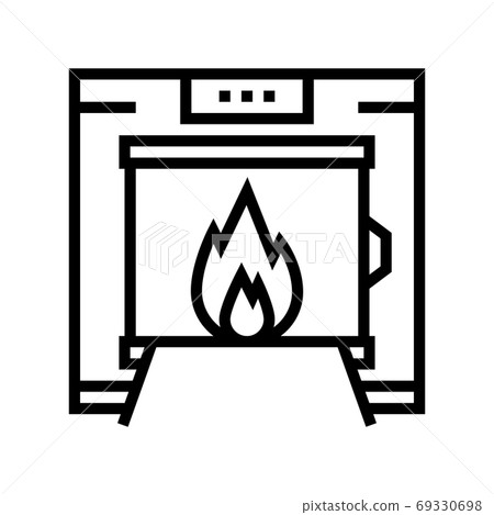 crematorium equipment line icon vector isolated illustration crematorium equipment line icon vector isolated illustration 69330698