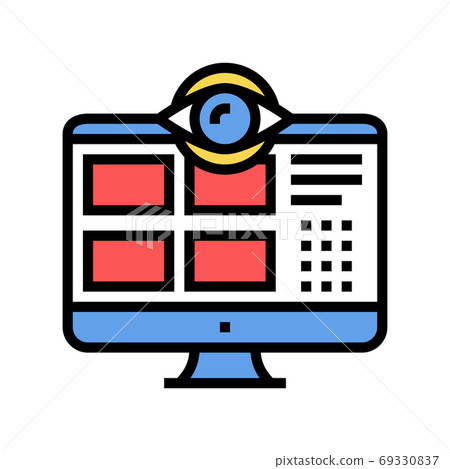 security computer application color icon vector isolated illustration security computer application color icon vector isolated illustration 69330837