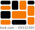 Customize to mimic paper square has space to write which contrast color 69332360