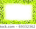 colorful dots of picture frame with copy space. The frame is made of several points combined 69332362