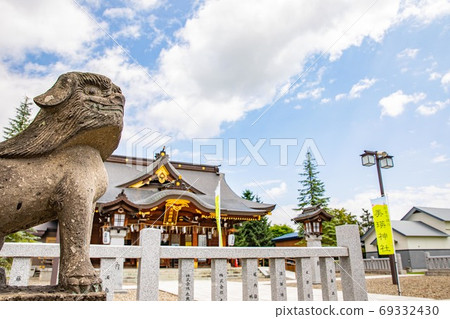 Biei Shrine, Biei, Hokkaido, Komainu 69332430