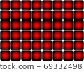 Polka dot grid graphics.Circular grid pattern.abstract background 69332498
