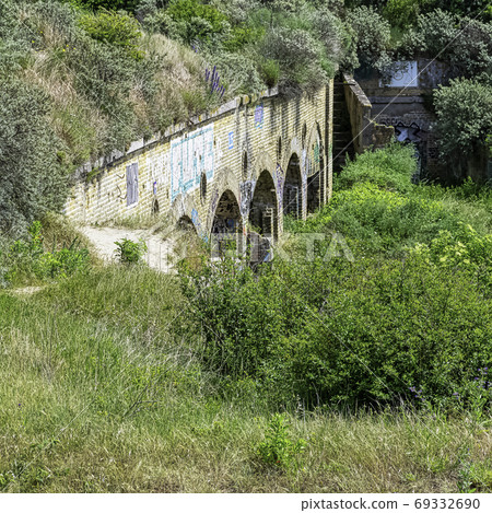 Dunkirk Beaches Bunkers - remains of a WW2 Nazi coastal gun battery, known as M.K.B Malo Terminus 69332690
