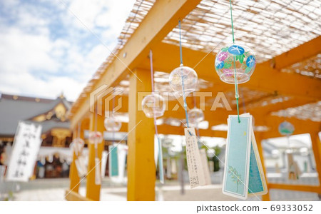 Biei Shrine, Biei, Hokkaido Wind chime festival Biei Shrine, Biei, Hokkaido Wind chime festival 69333052
