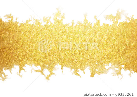 Gold abstract new year watercolor background 69333261