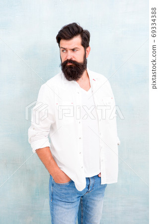 his style. Male temper brutality. bearded man radiate his style. Male temper brutality. bearded man radiate 69334388