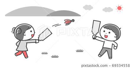 帶翅膀的兒童/ 2種顏色 69334558