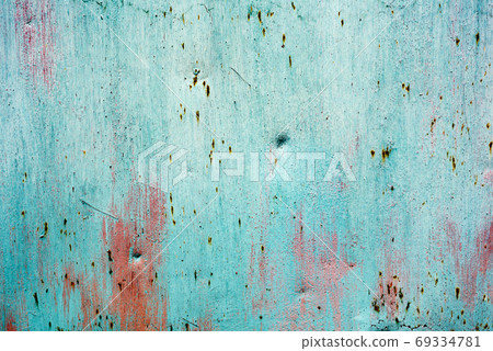 Green metal surface texture background, closeup Green metal surface texture background, closeup 69334781
