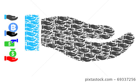 Petition Hand Recursive Mosaic of Self Icons 69337256