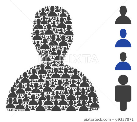 Customer Recursion Mosaic of Self Items 69337871