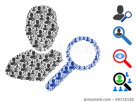 Find User Fractal Mosaic of Self Items - Stock Illustration [69338188 ...