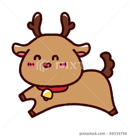Cute Christmas reindeer Cute Christmas reindeer 69339748